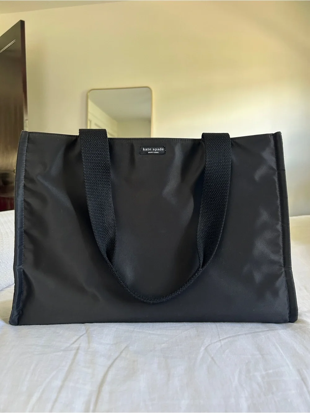 Vintage Kate Spade Nylon Tote - Black